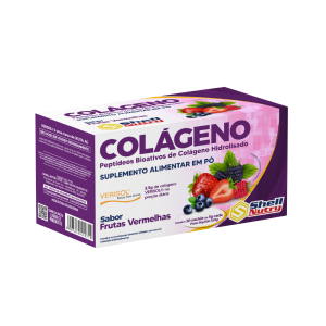Colágeno Hidrolisado 5g c/ 30 sachês - FRUTAS VERMELHAS