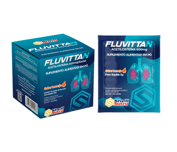 Fluvittan 600mg Envelope 16x5g Sabor Laranja