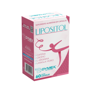 Lipositol - Cafeína + Cromo + Arginina + Laranja Moro – 60 Cápsulas