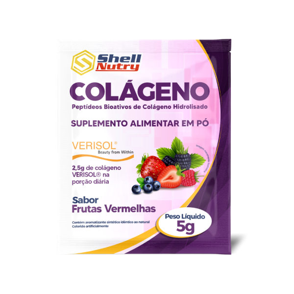 Colágeno Hidrolisado 5g c/ 30 sachês - FRUTAS VERMELHAS - Imagem 2