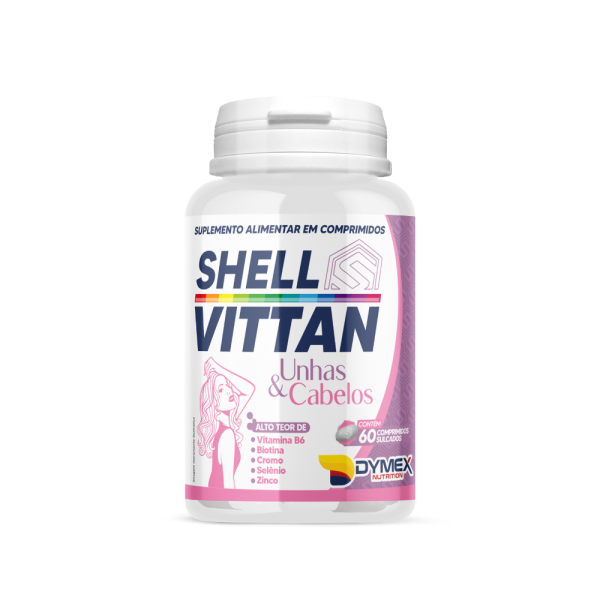 Shell Vittan Cabelos & Unhas - 60 comprimidos - Imagem 2